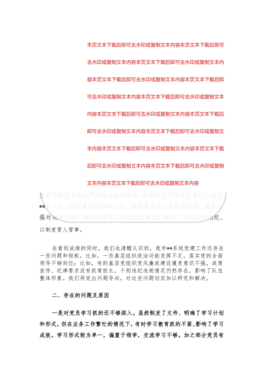 2024年度党建工作总结及下一步计划（精选）.docx_第3页