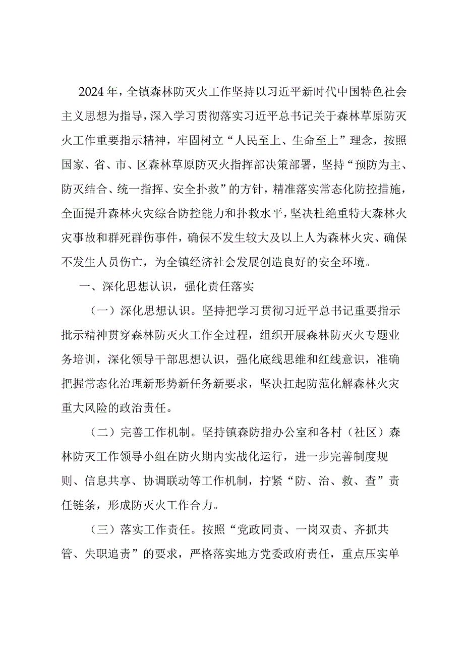 镇2024年森林防灭火工作要点.docx_第1页