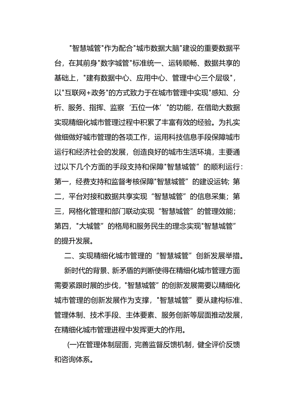 综合行政执法局关于“智慧城管”打造精细化城市管理的思考.docx_第2页