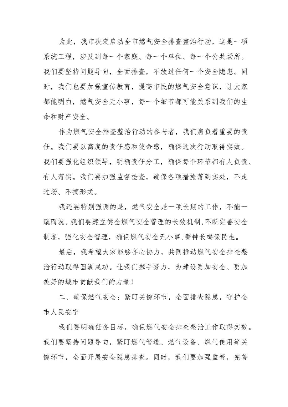 某市长在全市城镇燃气安全排查整治动员会上的讲话.docx_第2页