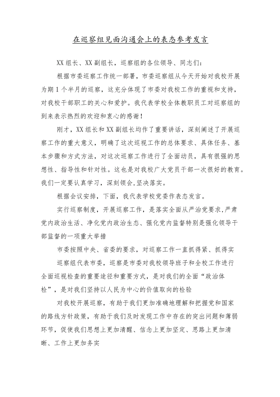 （10篇）2024年度有关巡视整改工作专题会上的学习研讨发言材料.docx_第2页