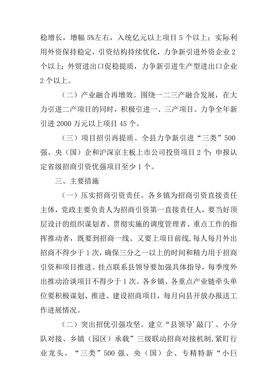 2024年招商引资提质增效攻坚行动方案.docx_第2页