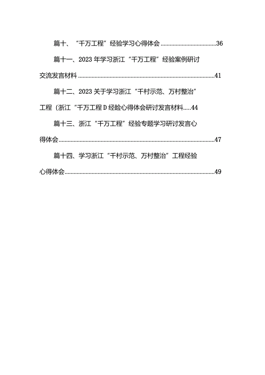 2024年千万工程经验心得体会14篇（精选版）.docx_第2页