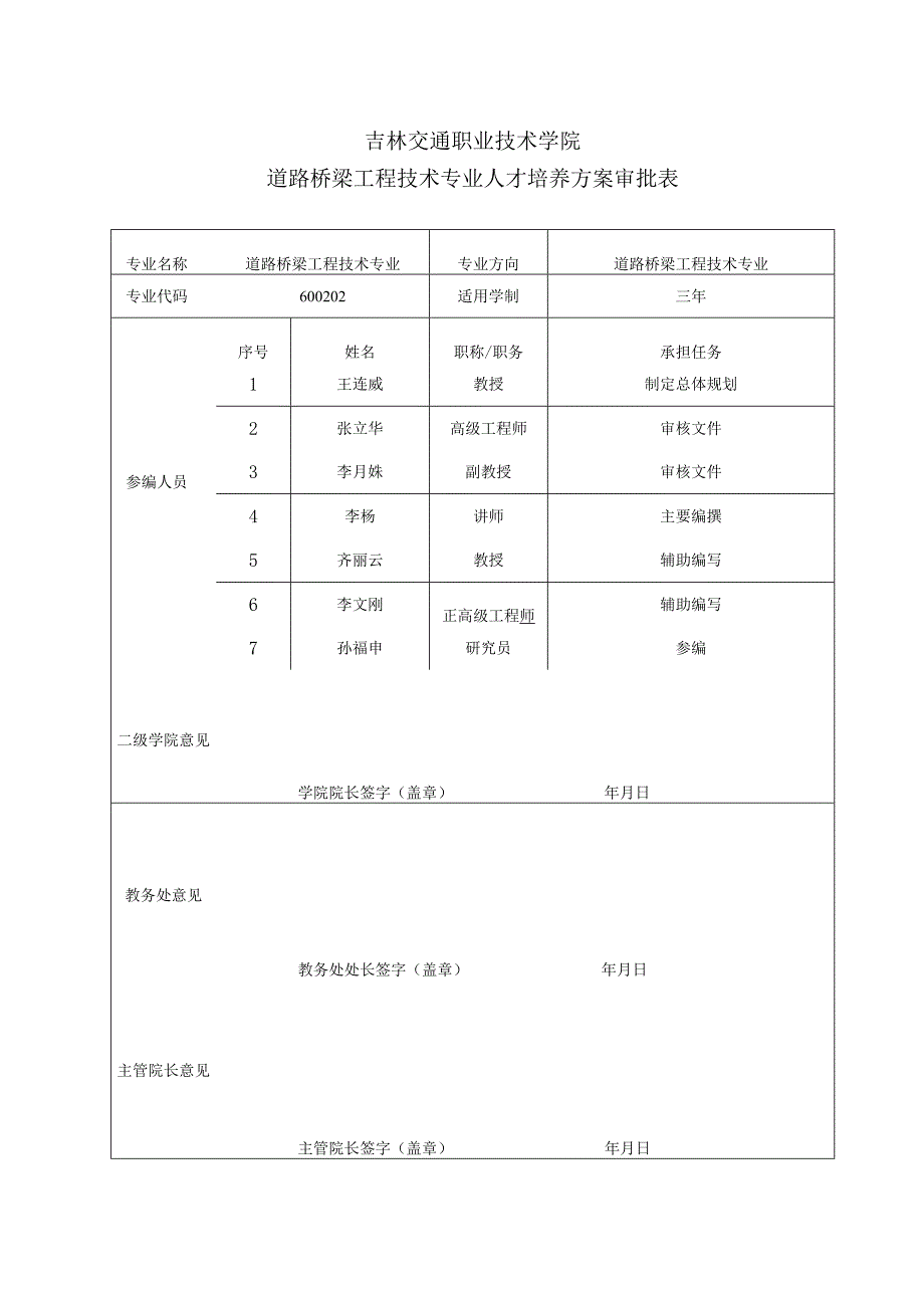 《道路桥梁工程技术》专业人才培养方案（2019版）.docx_第2页