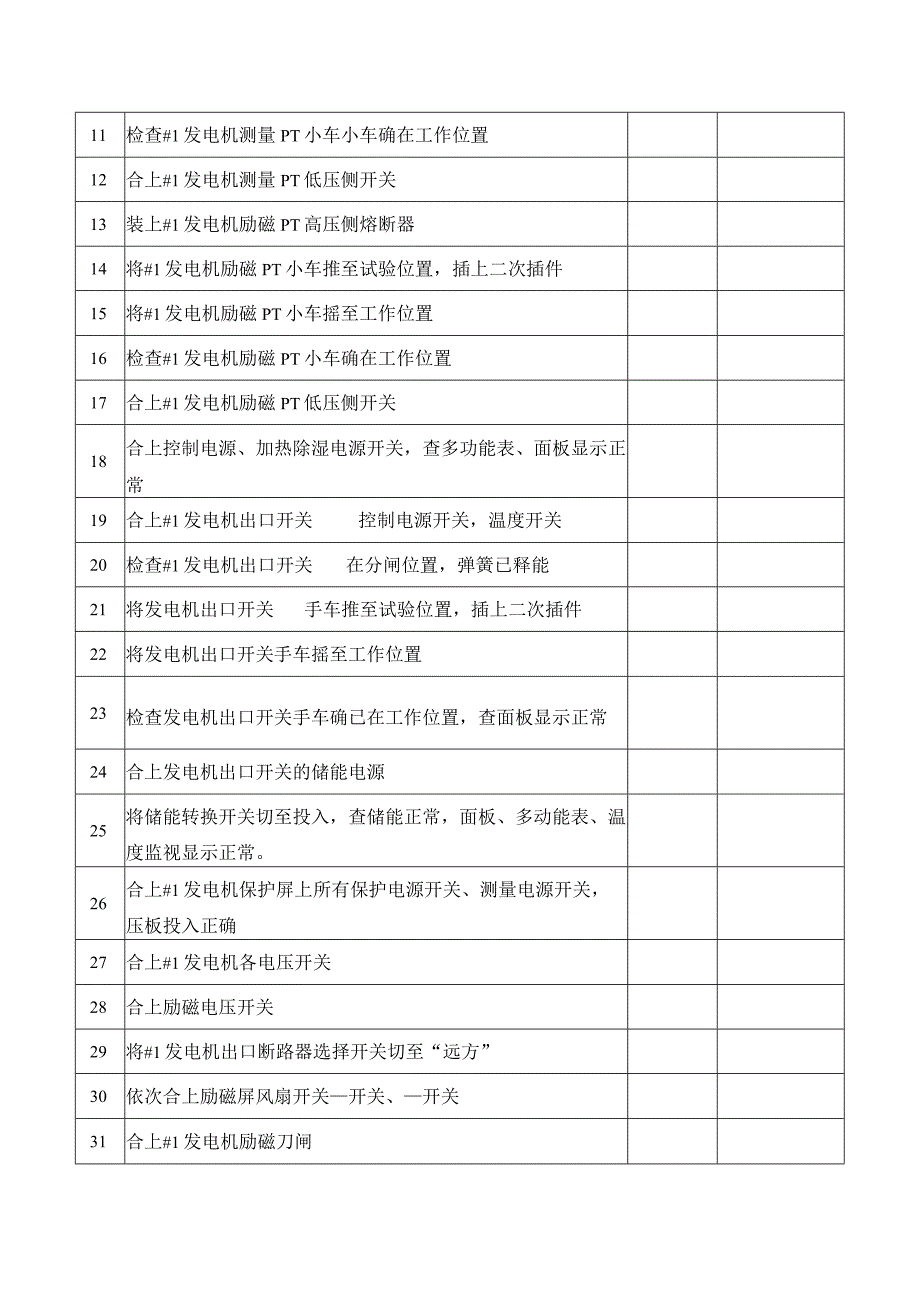 发电机（手动准同期）并列操作票.docx_第2页