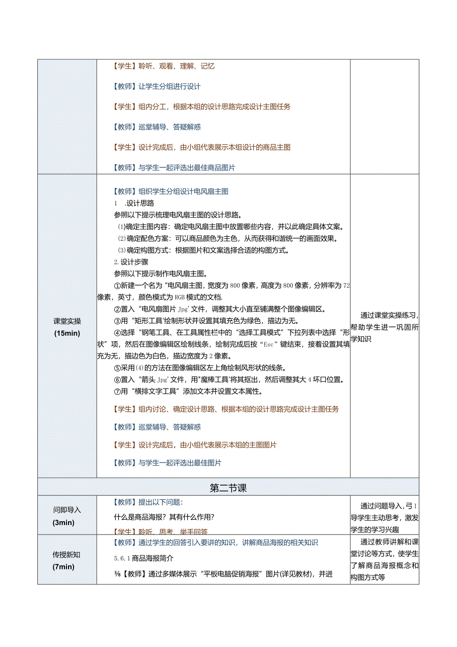 《商品信息采编》教案第15课设计家居用品类商品主图和设计商品海报.docx_第3页