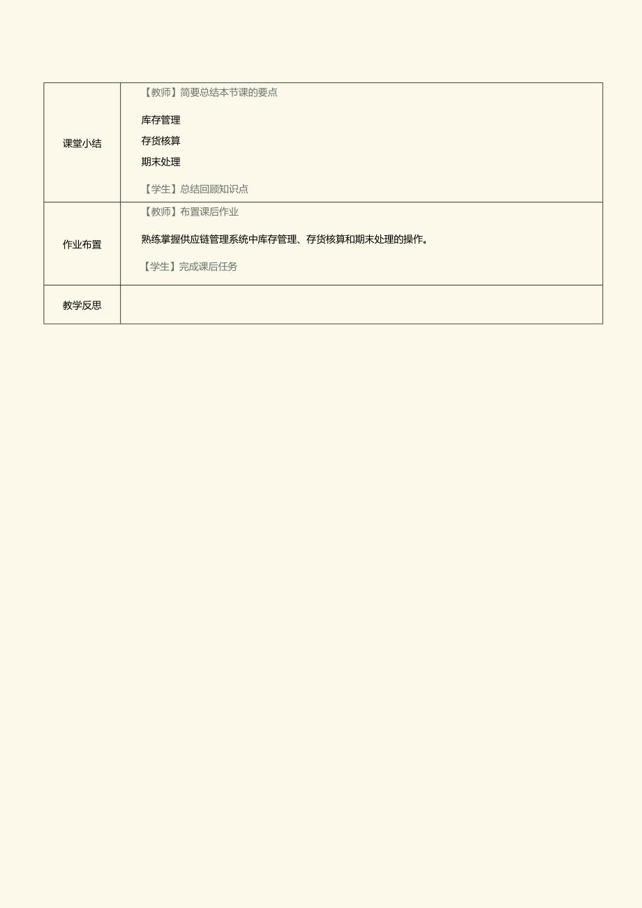 《供应链管理系统实验教程》教案第16课供应链管理系统综合实训（四）.docx_第3页