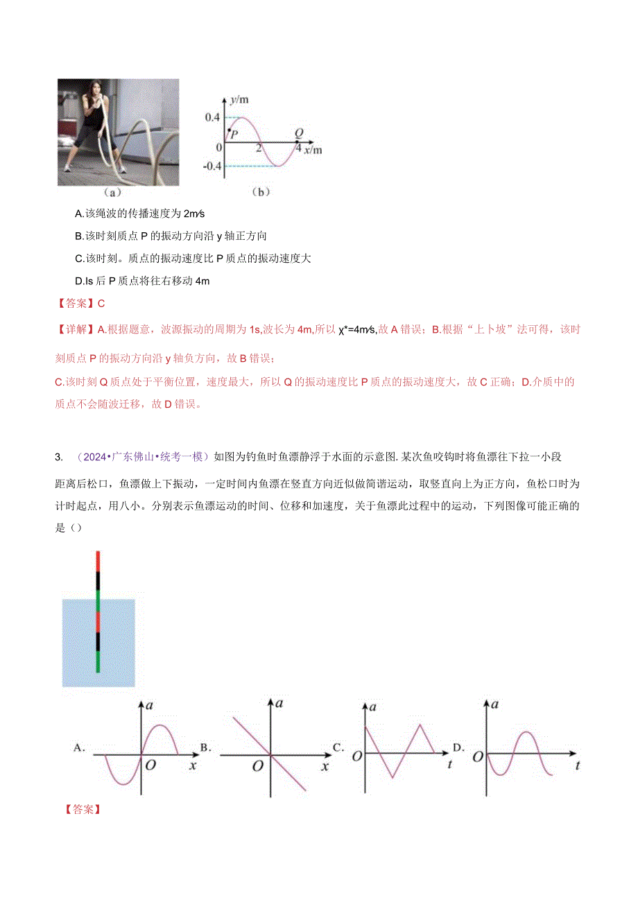 专题15机械振动与机械波（测试）（解析版）.docx_第2页