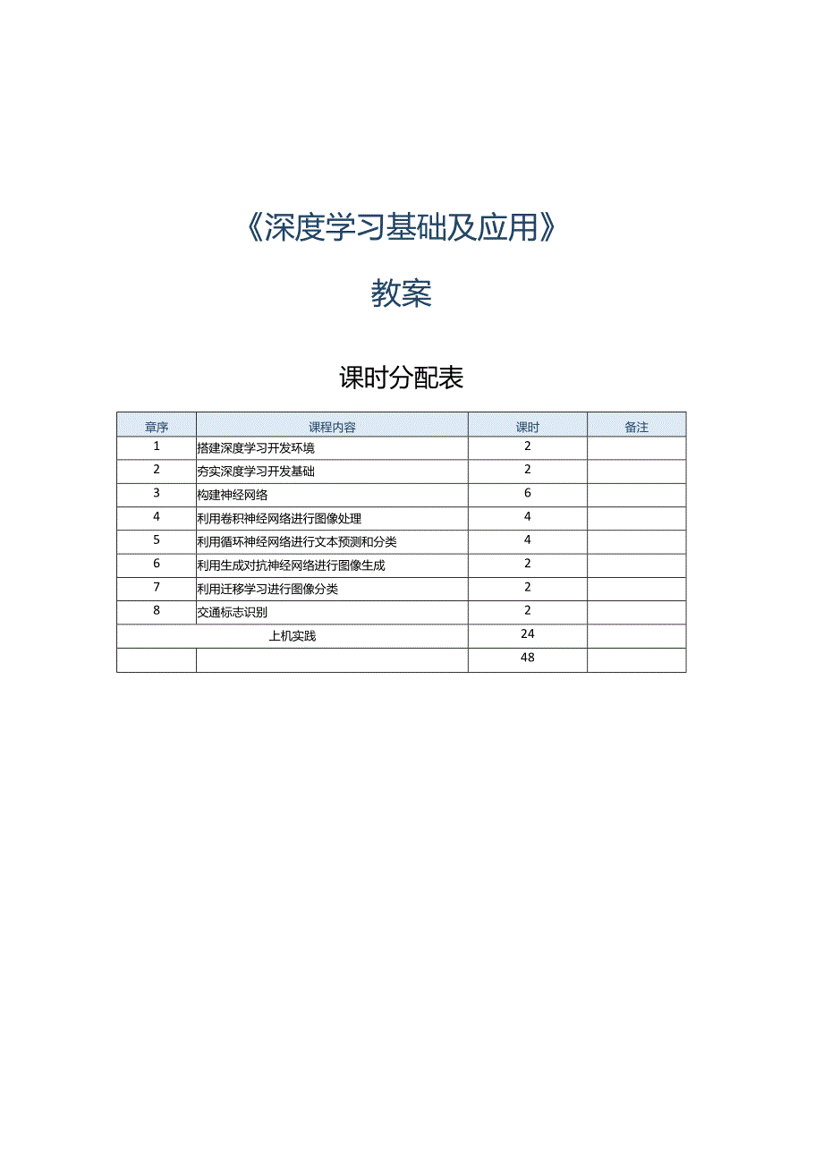 《深度学习基础及应用》教案第1课搭建深度学习开发环境.docx_第1页