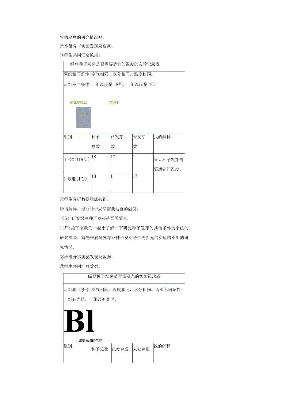 【大单元教学设计】1-2比较种子发芽实验课时教案.docx_第3页