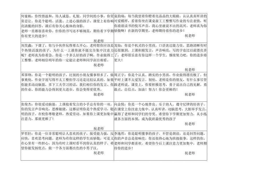 一年级学生评语.docx_第1页