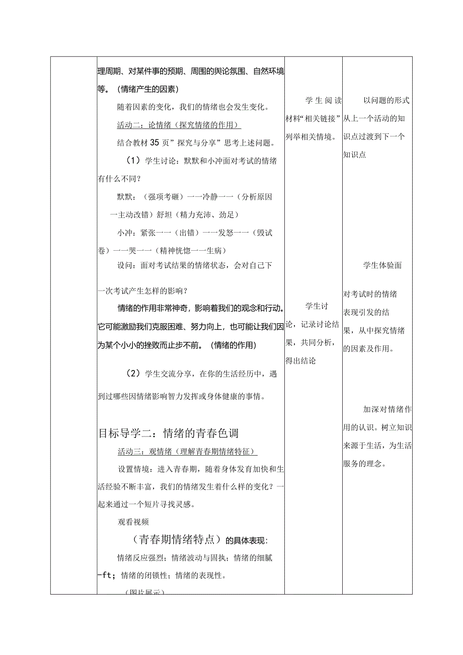 七下道德与法治青春的情绪教学设计.docx_第3页