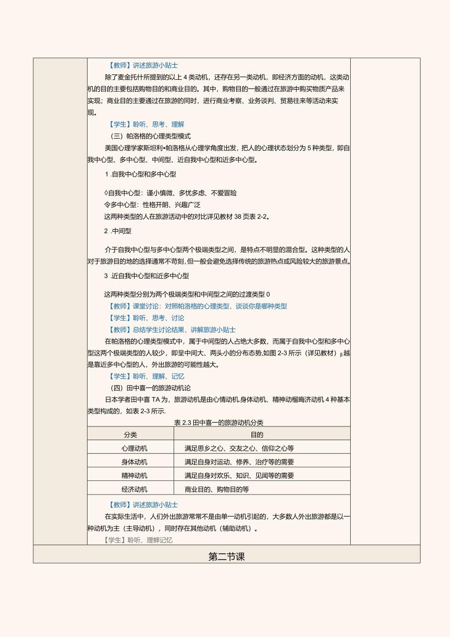 《旅游学概论》教案第3课旅游的主体——旅游者（二）.docx_第3页