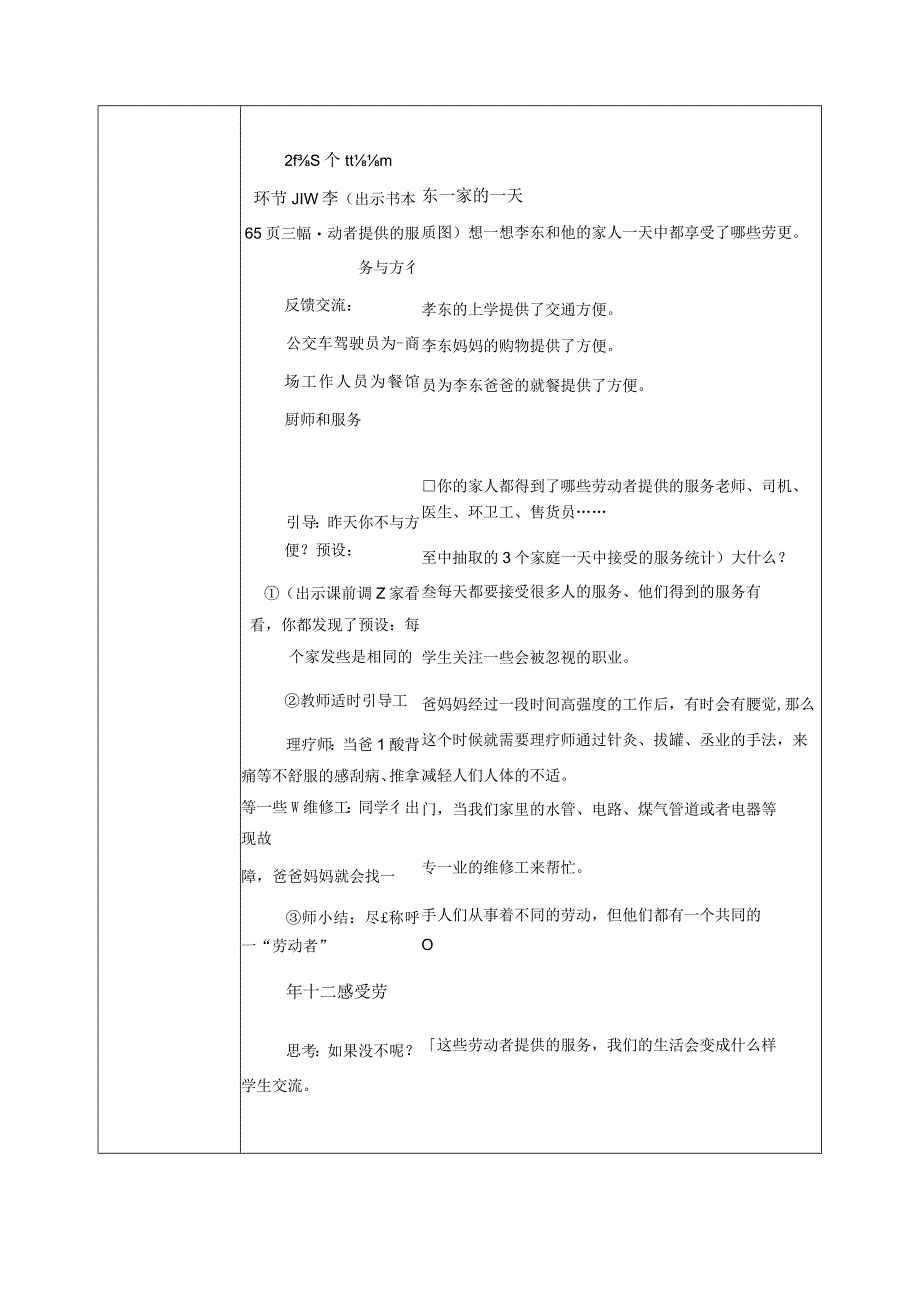 【部编版】《道德与法治》四年级下册第9课《生活离不开他们》精美教案.docx_第2页