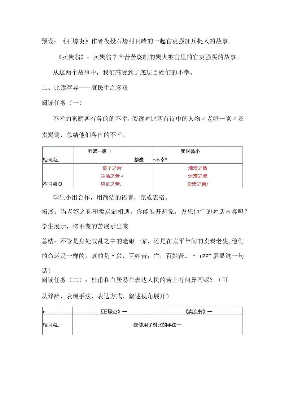 《石壕吏》《卖炭翁》对比阅读教学设计.docx_第3页