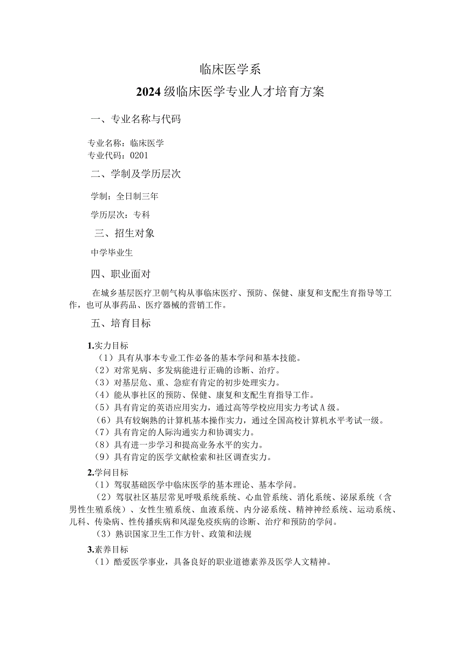 2024级临床医学专业人才培养方案.docx_第1页