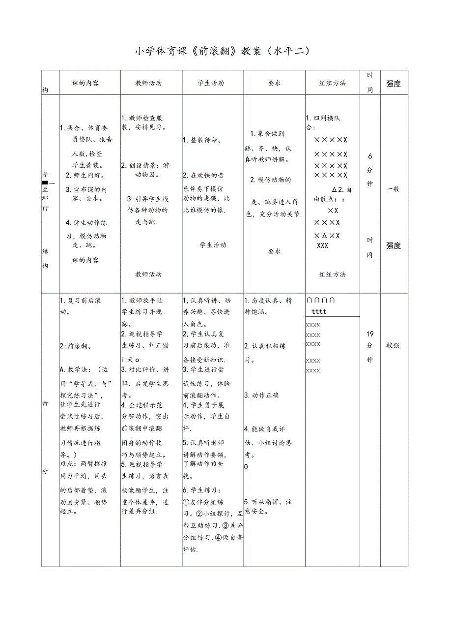 《前滚翻》教学设计(水平二)3.docx_第3页