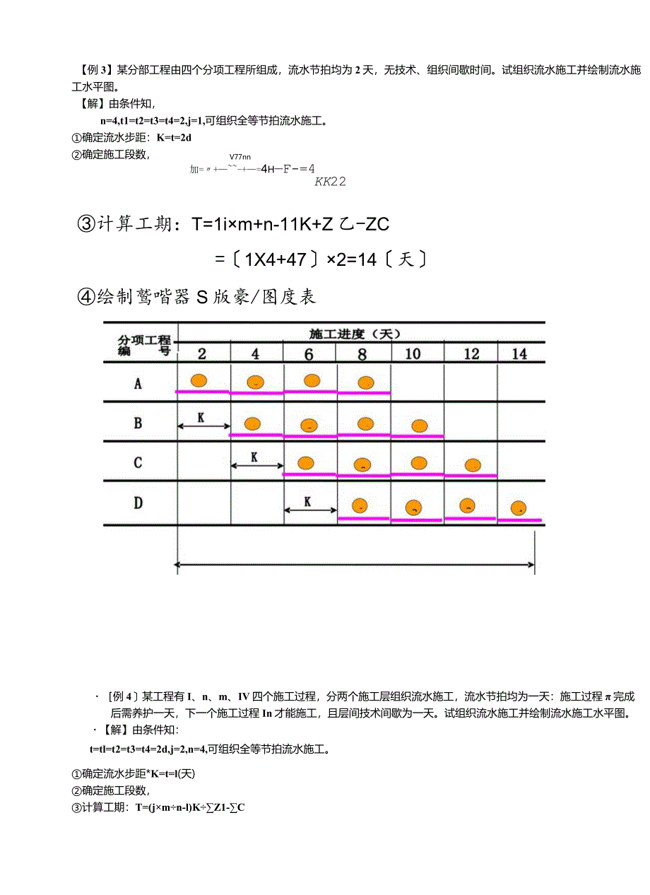 流水施工例题解析.docx_第1页