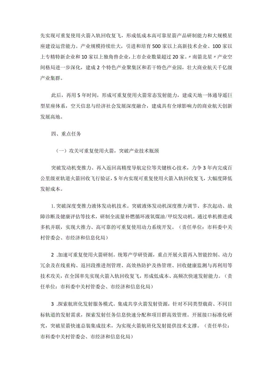 北京市加快商业航天创新发展行动方案（2024-2028年）.docx_第2页