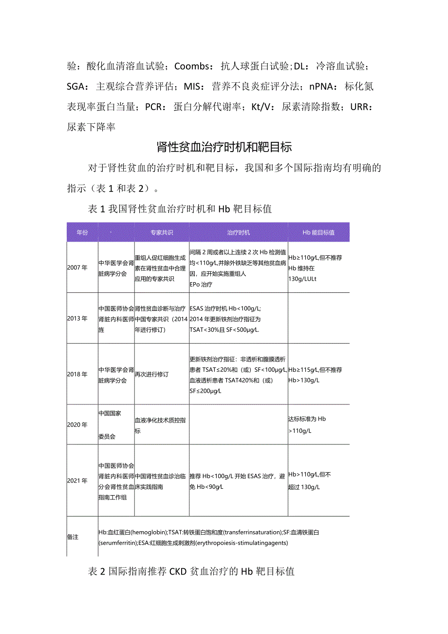 血红蛋白超标促红素作用、肾性贫血概念、诊断、治疗时机、靶目标、监测内容、治疗方案及贫血管理.docx_第3页