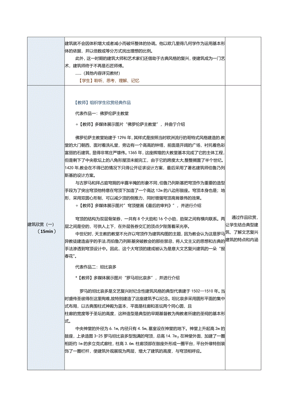 《建筑艺术赏析》教案第6课文艺复兴建筑.docx_第2页