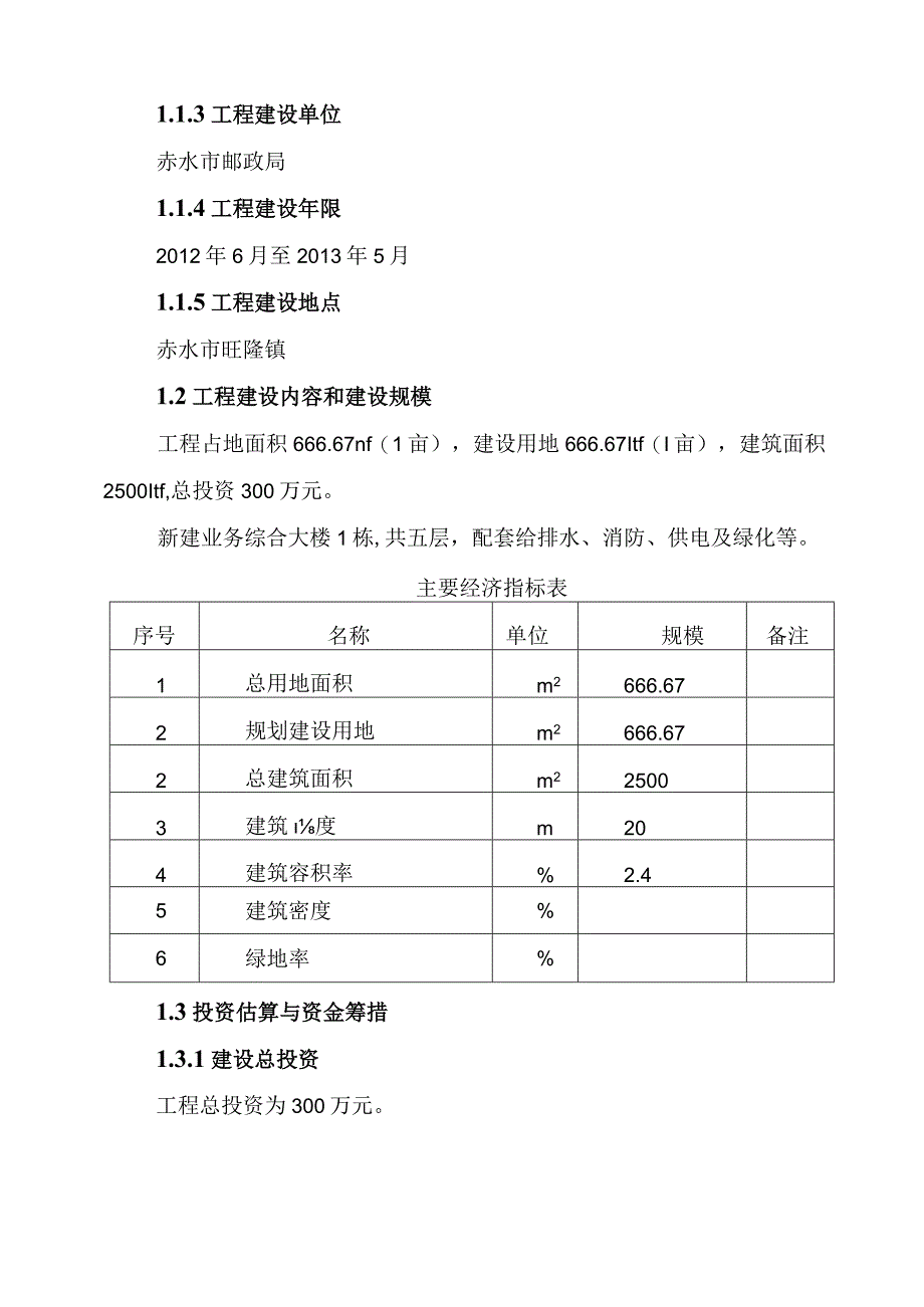 旺隆邮政综合大楼项目建议书.docx_第2页