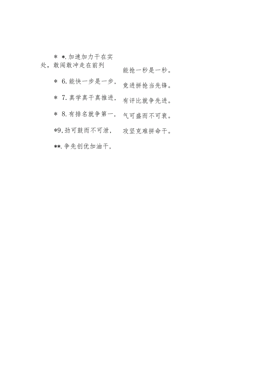 “处处都是争分夺秒”“处处彰显提效争先”：比学赶超类过渡句50例【】.docx_第3页