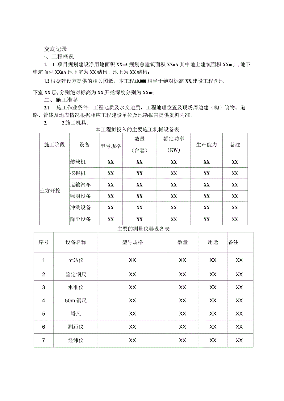 土方开挖技术交底.docx_第1页