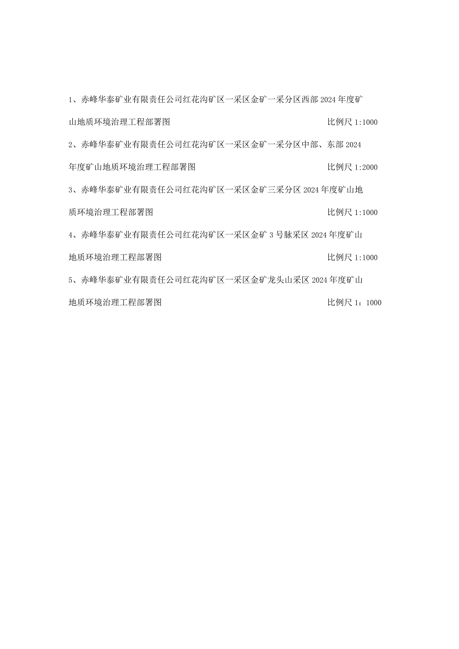 赤峰华泰矿业有限责任公司红花沟矿区一采区金矿2024年度绿色矿山建设计划.docx_第3页