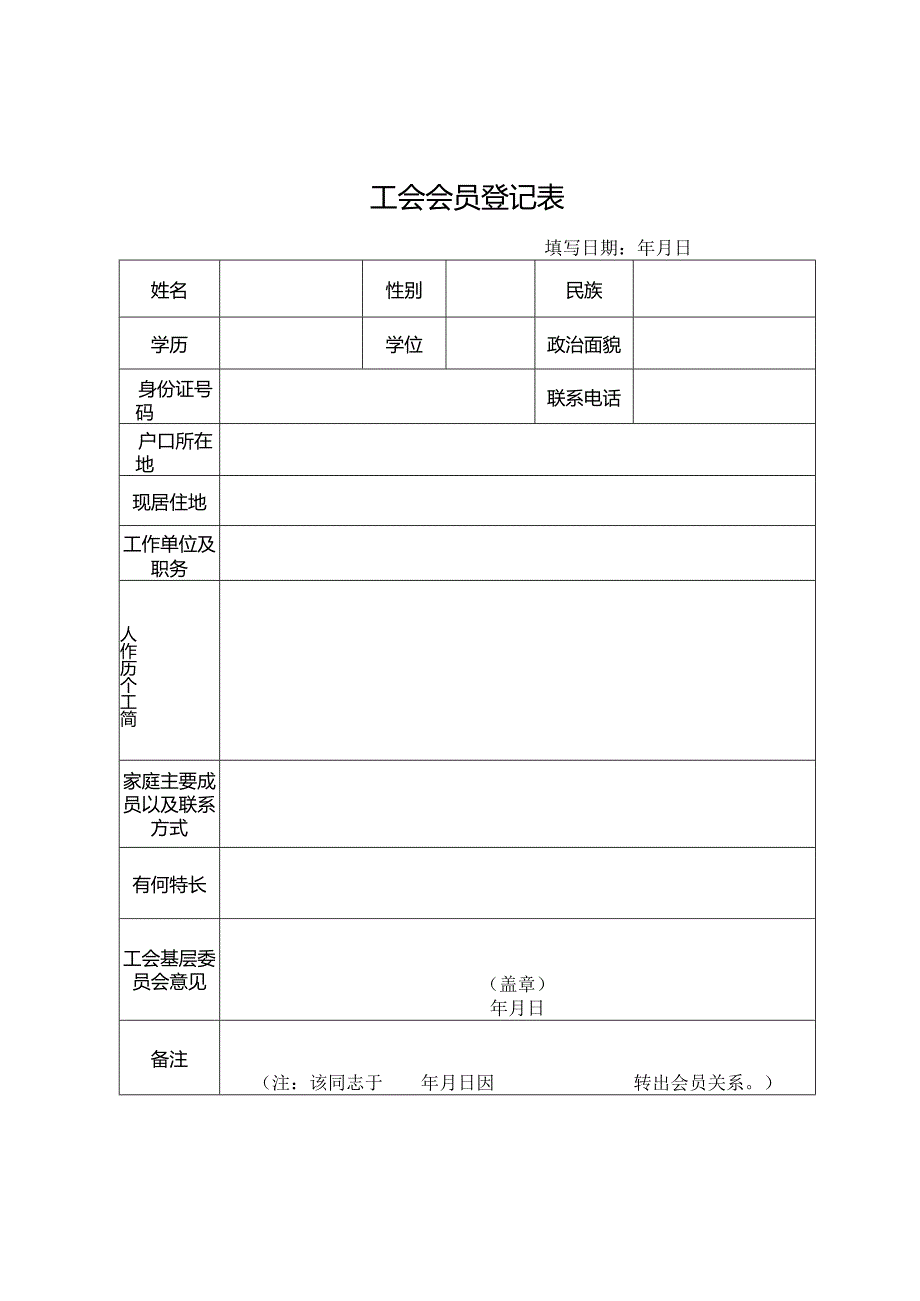 工会会员代表登记表范文.docx_第2页