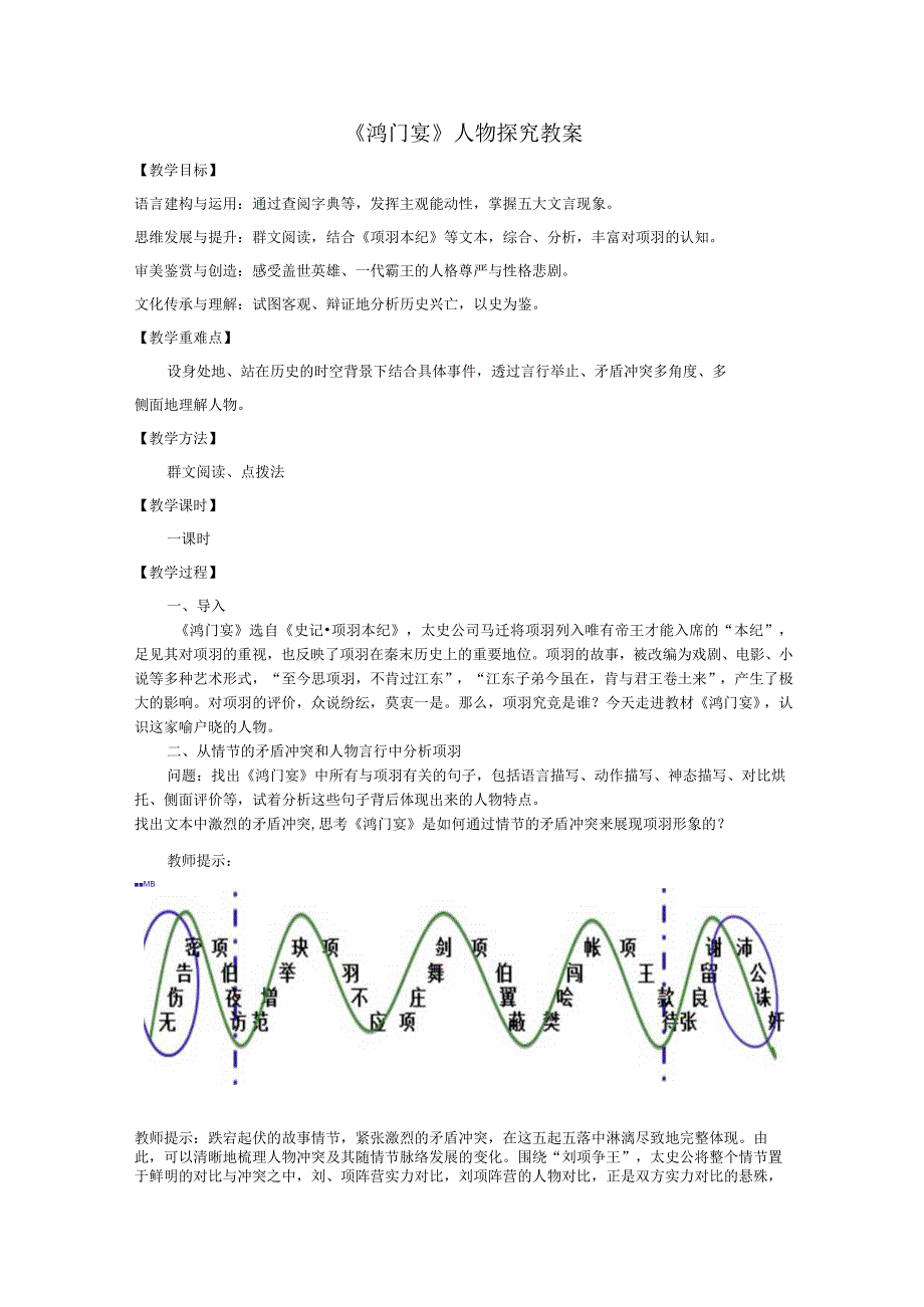 《鸿门宴》人物探究教案.docx_第1页