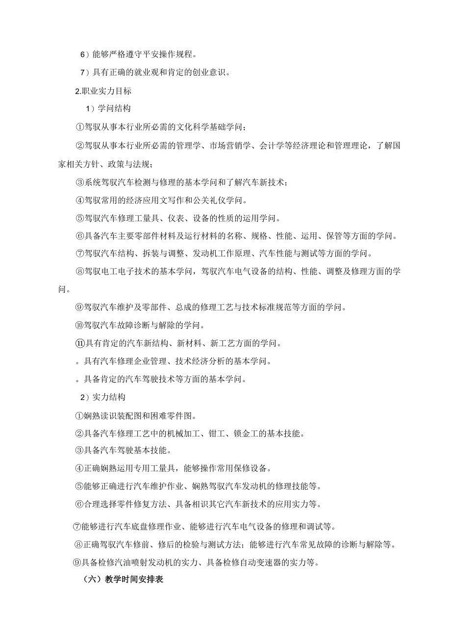 2024级汽车运用与维修专业人才培养方案.docx_第2页