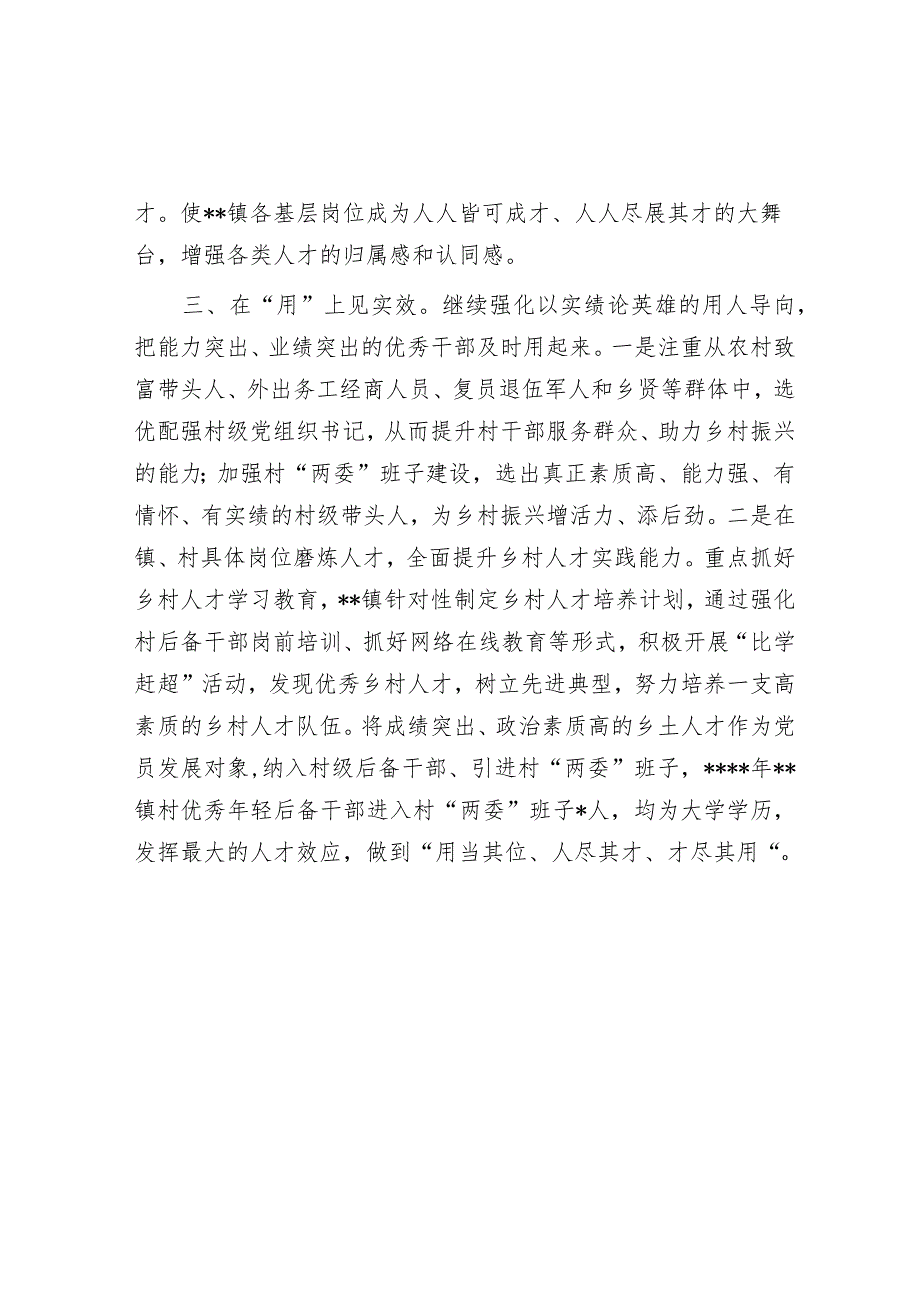 乡村振兴人才队伍工作汇报【】.docx_第2页