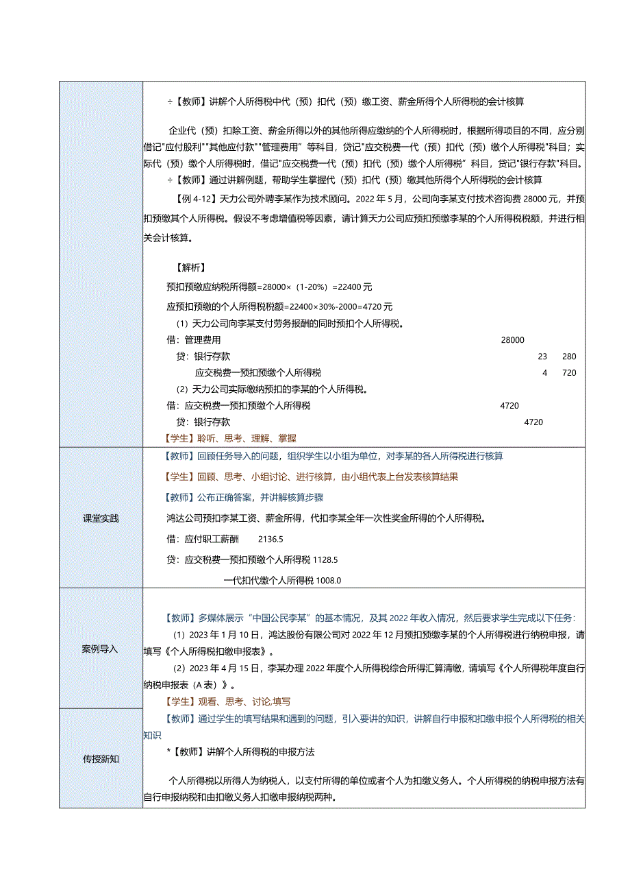 《纳税实务》教案第16课处理个人所得税税务（三）.docx_第3页