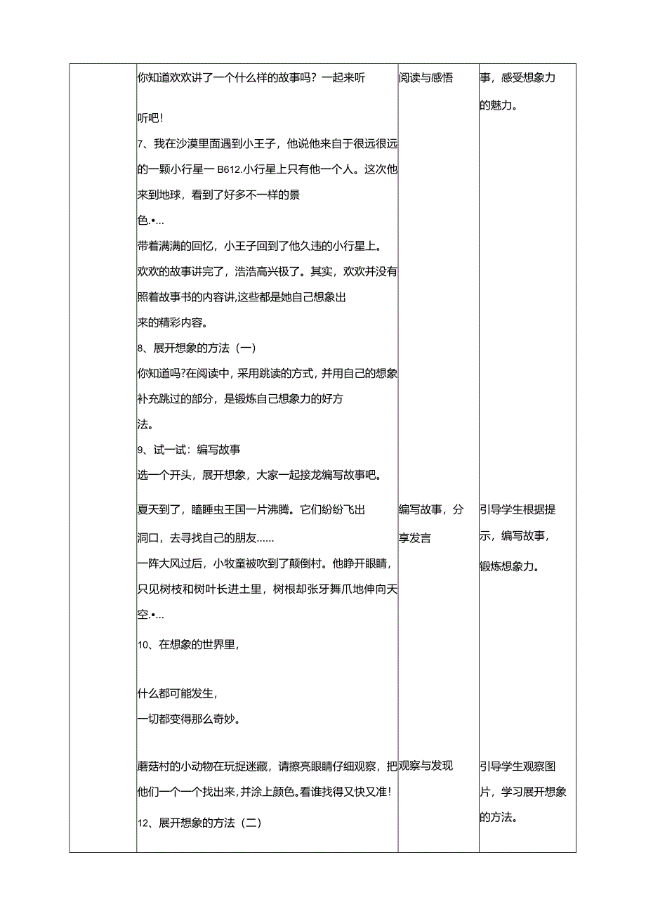 4《展开想象有方法》教学设计教科版心理健康四年级下册.docx_第3页