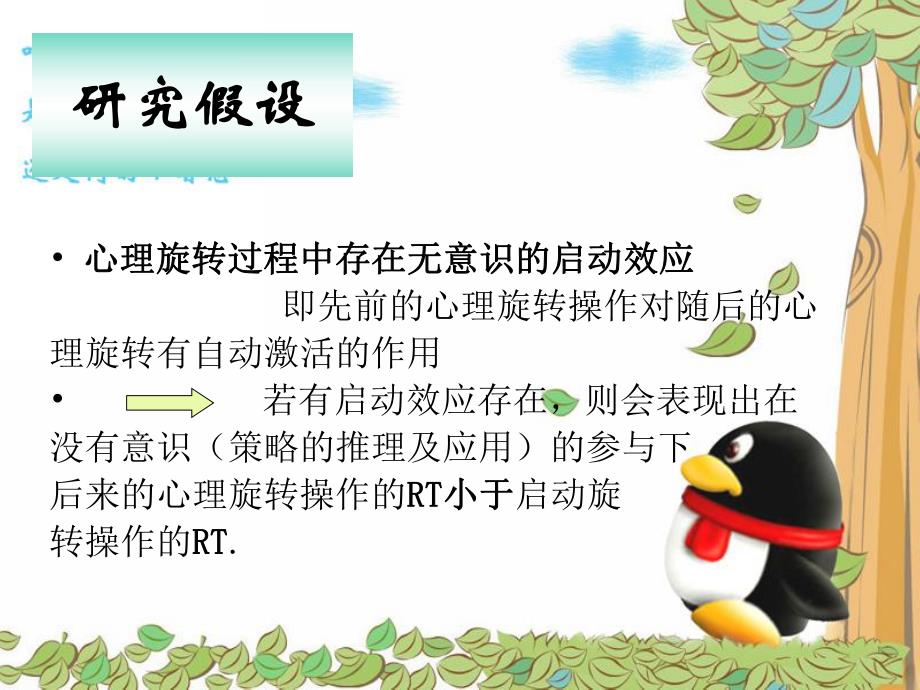 心理旋转中启动效应的探索性研究.ppt_第3页