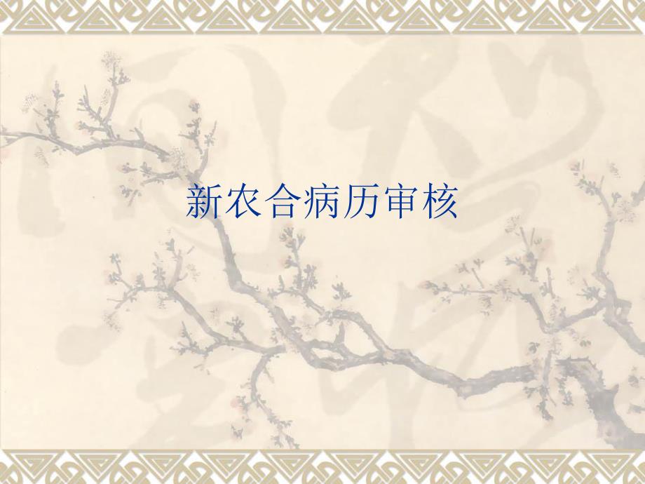 新农合病历审核要点.ppt_第1页