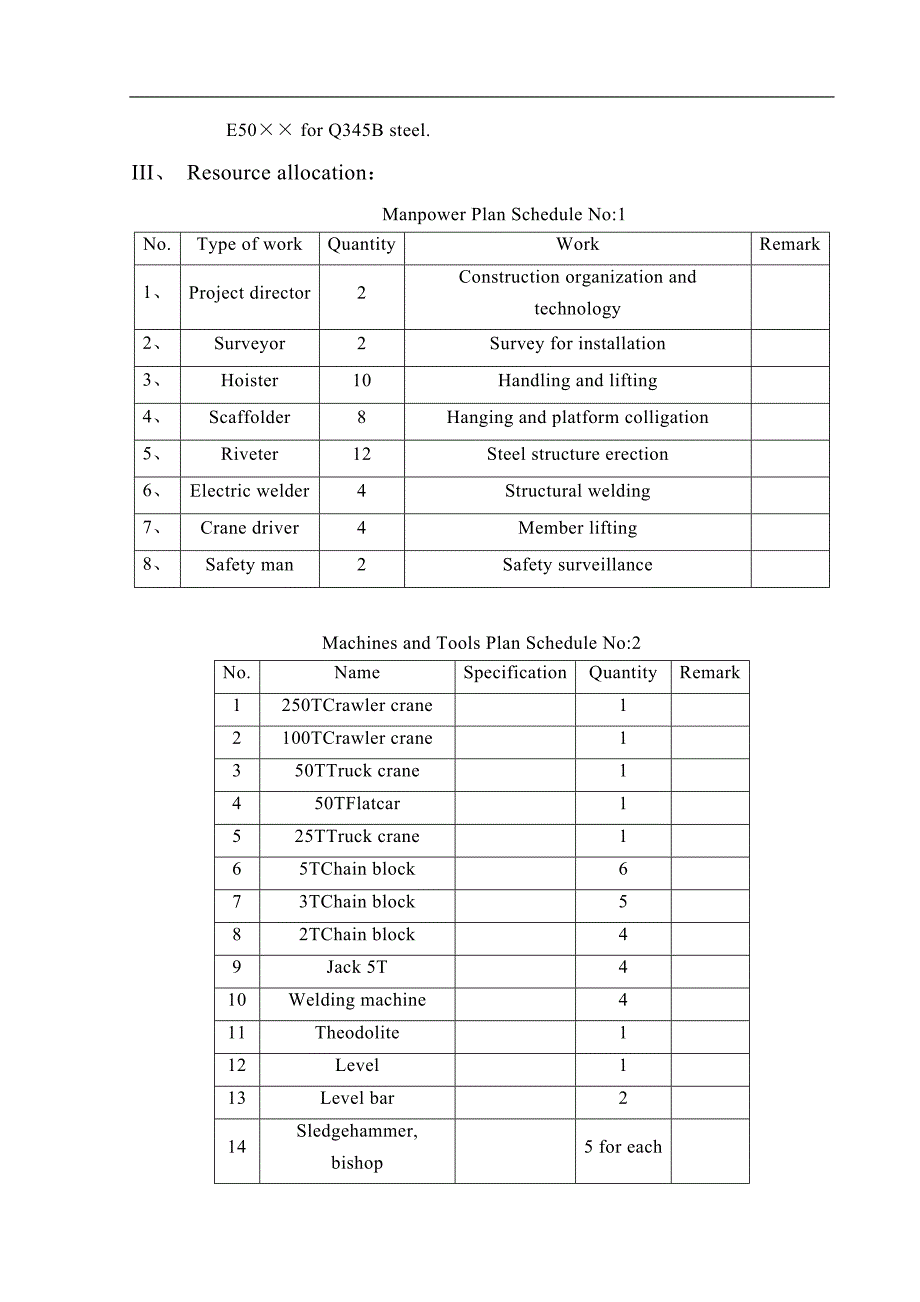 1X330MW火力发电厂主厂房吊装施工方案(英文).doc_第2页