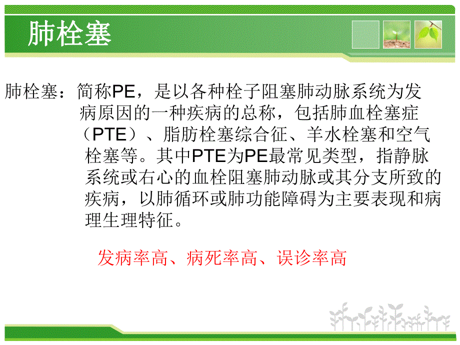 肺栓塞的诊断和评估.ppt_第3页