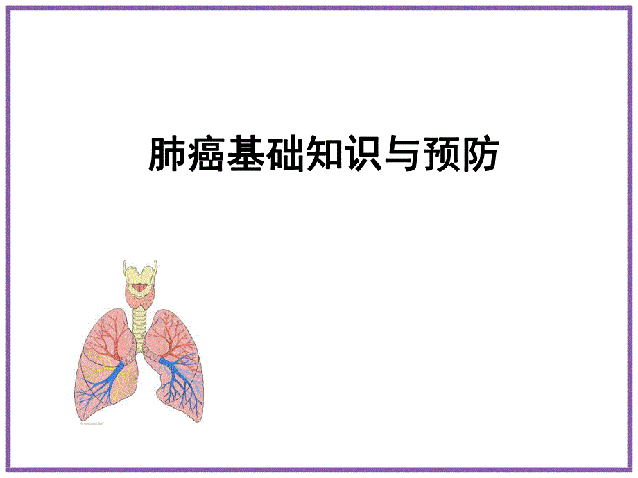 肺癌基础知识与预防.ppt_第1页