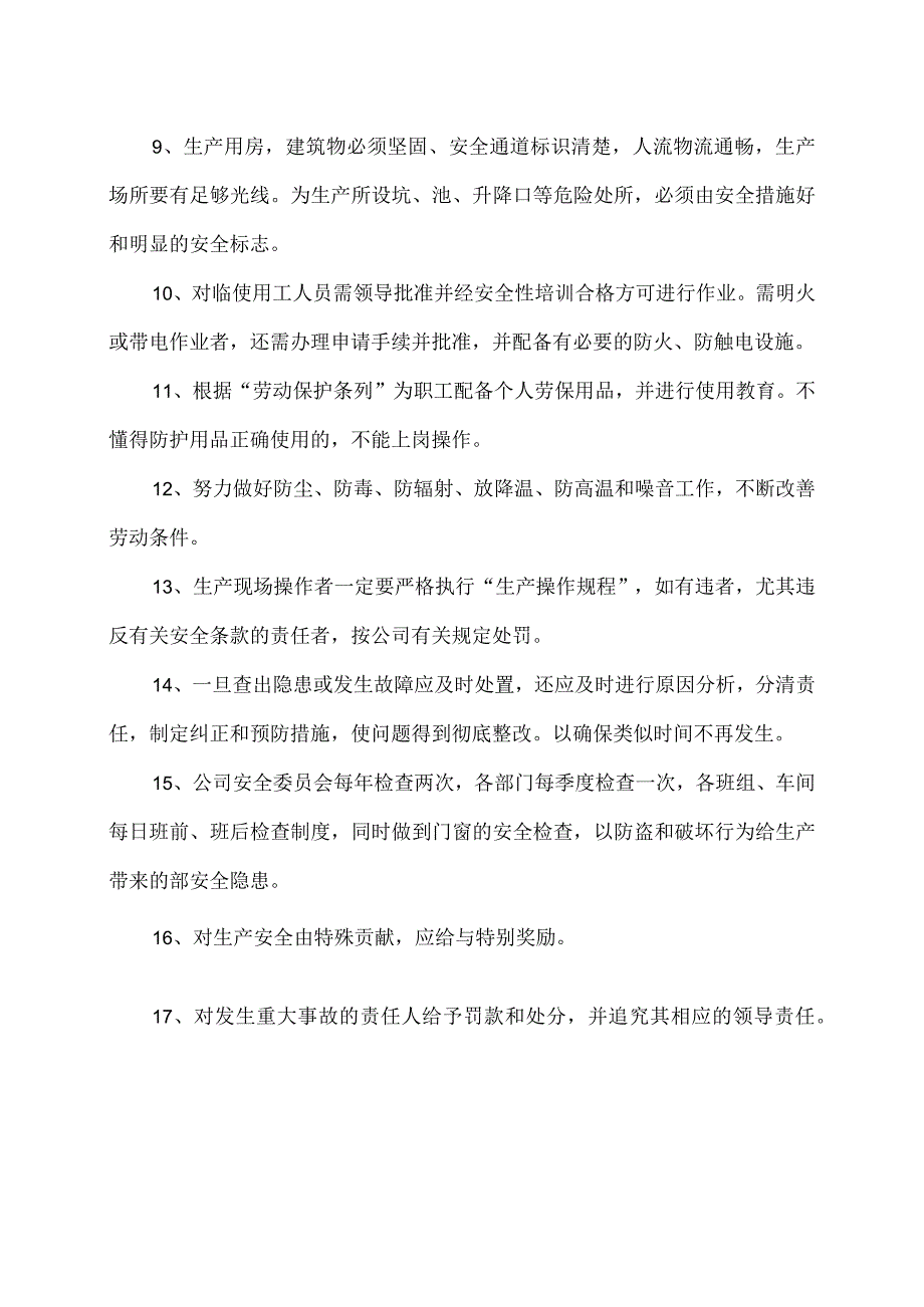 XX机电科技有限公司安全生产管理规定（2024年）.docx_第2页