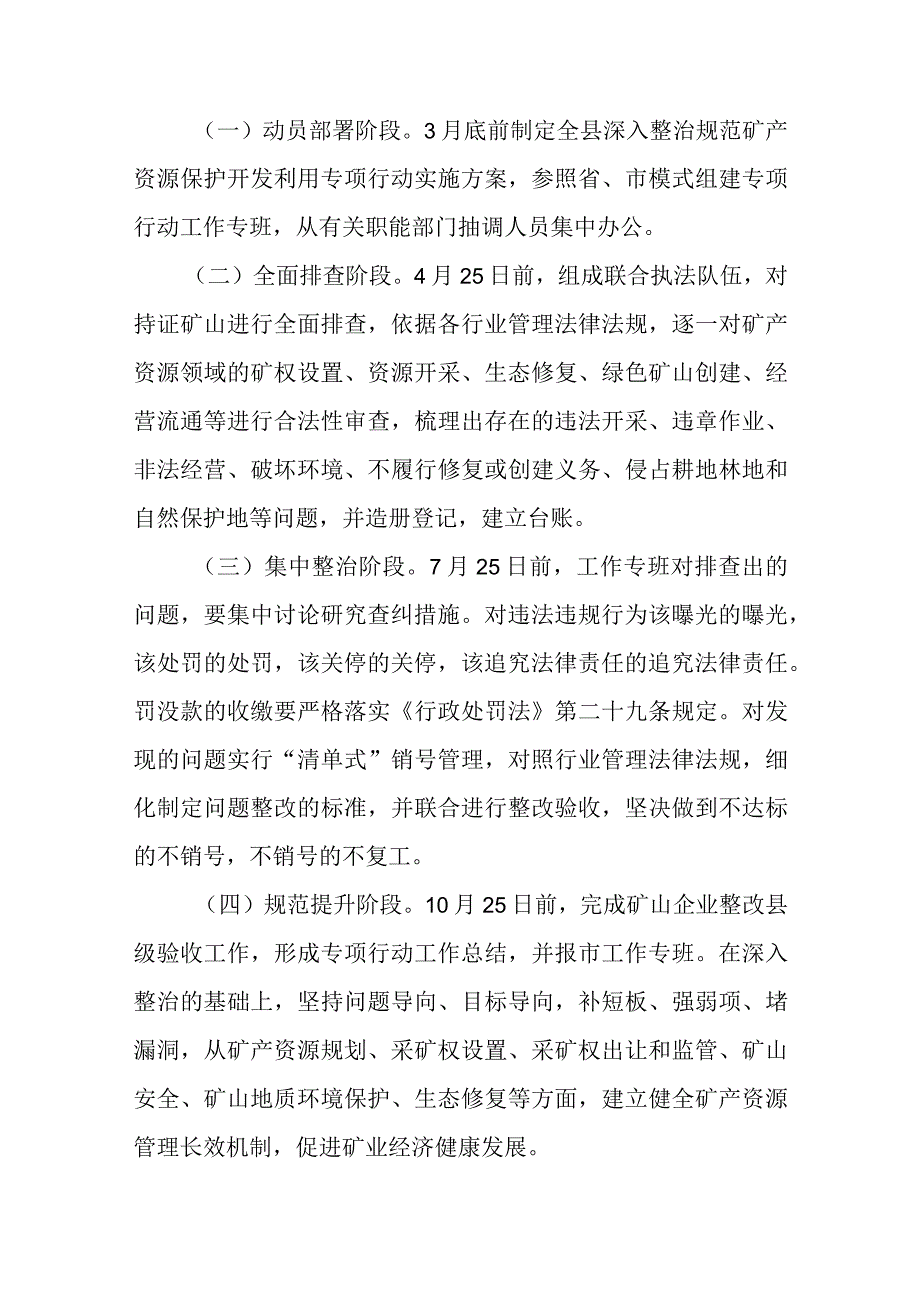 关于深入整治规范矿产资源保护开发利用专项行动方案.docx_第3页