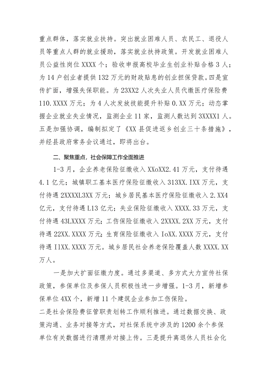 人力资源和社会保障局第一季度工作总结.docx_第2页