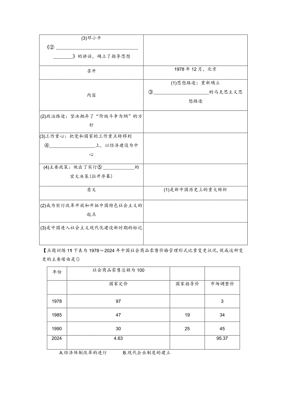 2024届一轮复习人教版（江苏专用）：第24讲新时期的社会主义现代化建设（学案）.docx_第2页