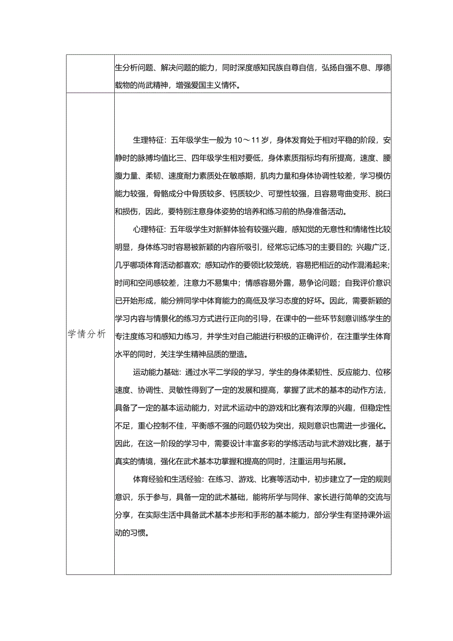 水平三五年级武术18课时大单元设计--武术基本功.docx_第2页