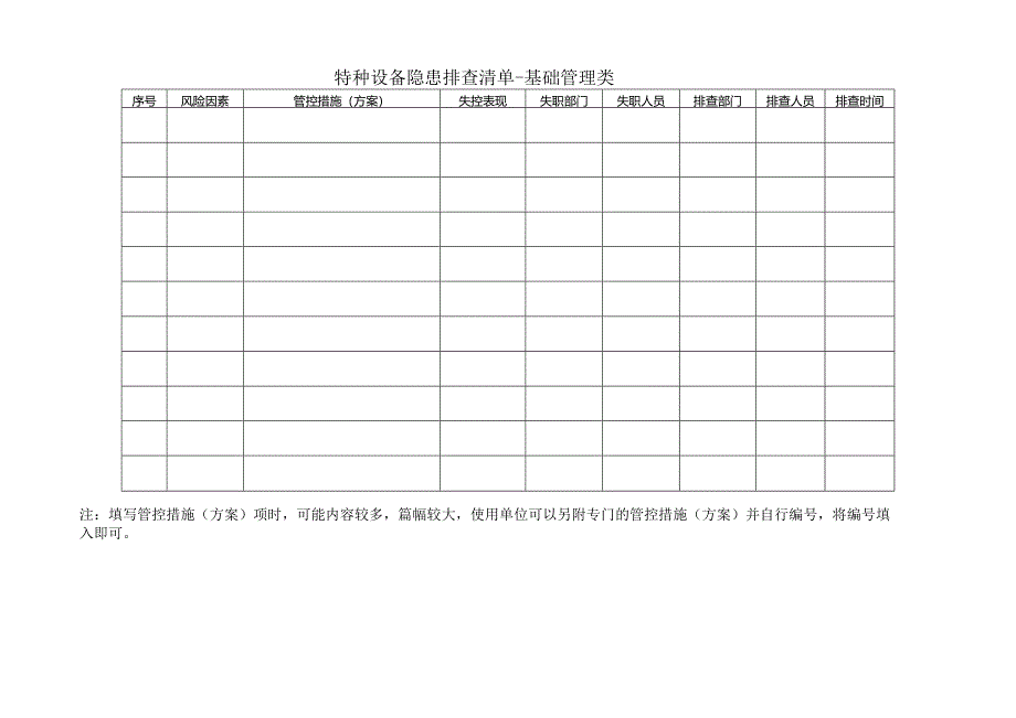 特种设备隐患排查计划及清单.docx_第2页