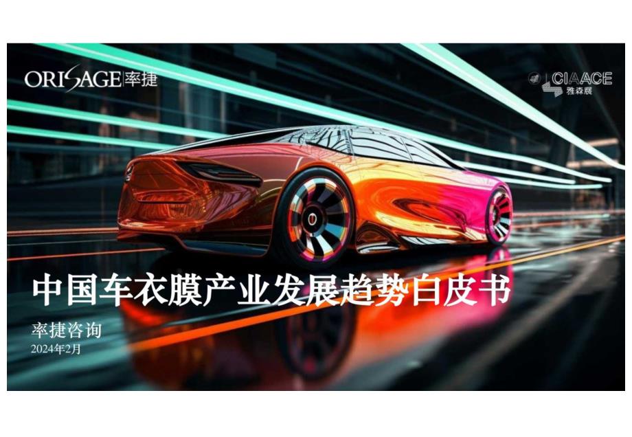 2024中国车衣膜产业发展趋势白皮书.docx_第1页