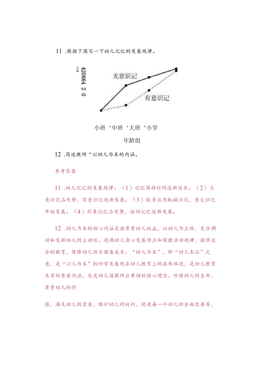 幼儿园《保教知识与能力》历年简答题与参考答案.docx_第3页