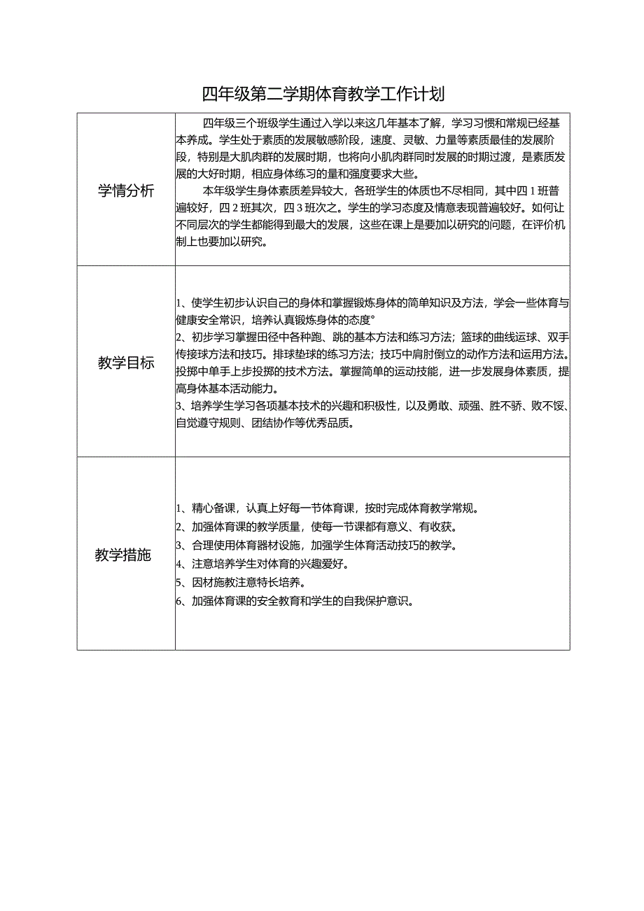 四年级体育下教学计划.docx_第2页