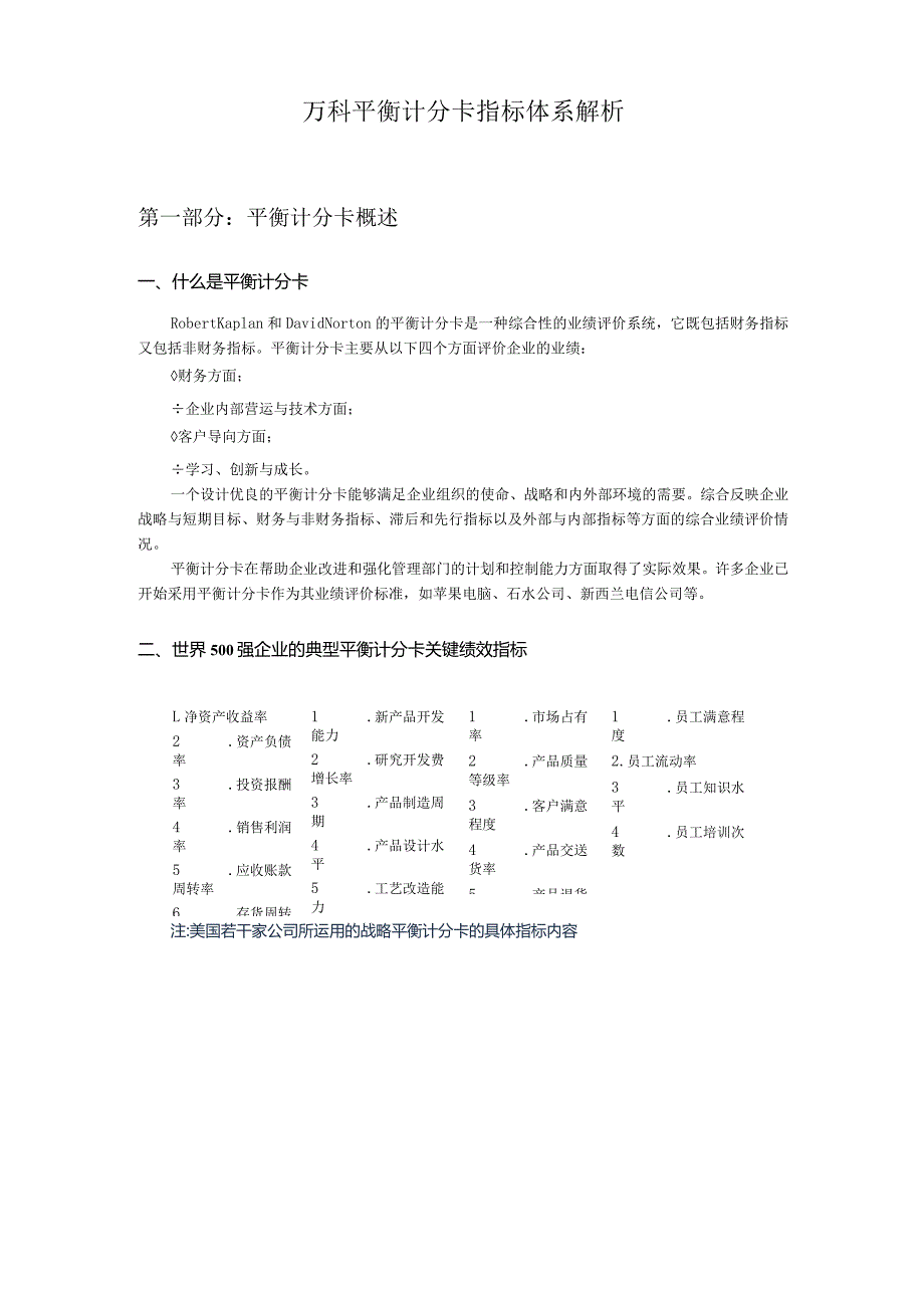 万科平衡计分卡案例.docx_第1页